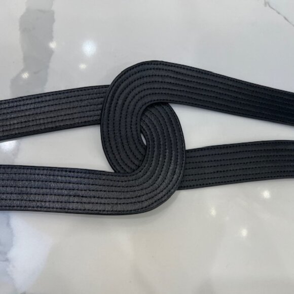 NWT Zara Special Edition Black Leather Belt main image 5